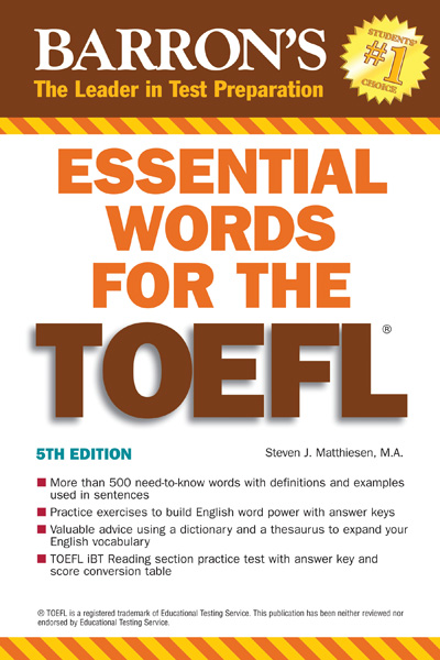 Title details for Essential Words for the TOEFL by Steven Matthiesen - Available